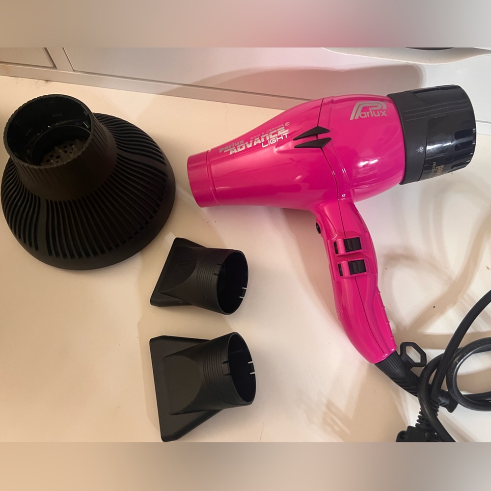 Parlux hair dryer with accessories